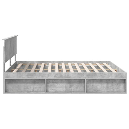 vidaXL Bed Frame with Headboard Concerte 180 x 200 cm Engineered wood