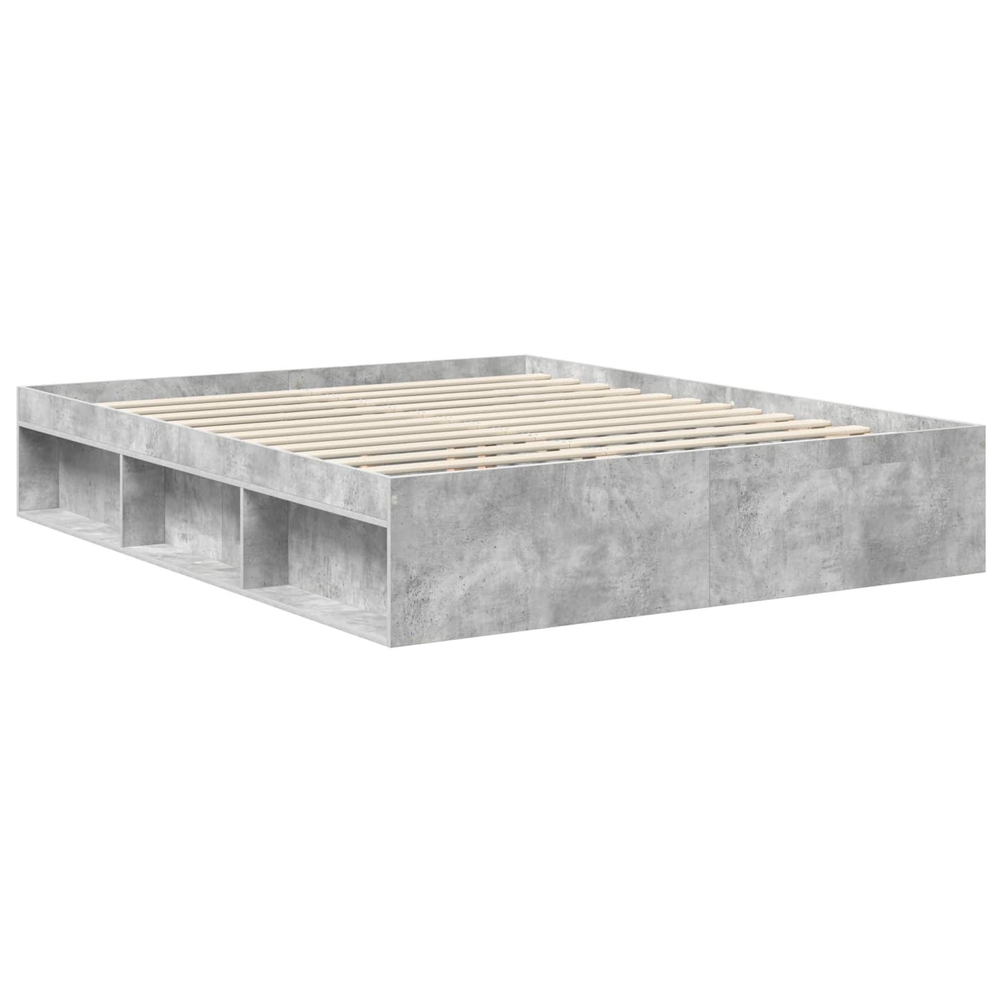 vidaXL Bed Frame with Headboard Concerte 160 x 200 cm Engineered wood