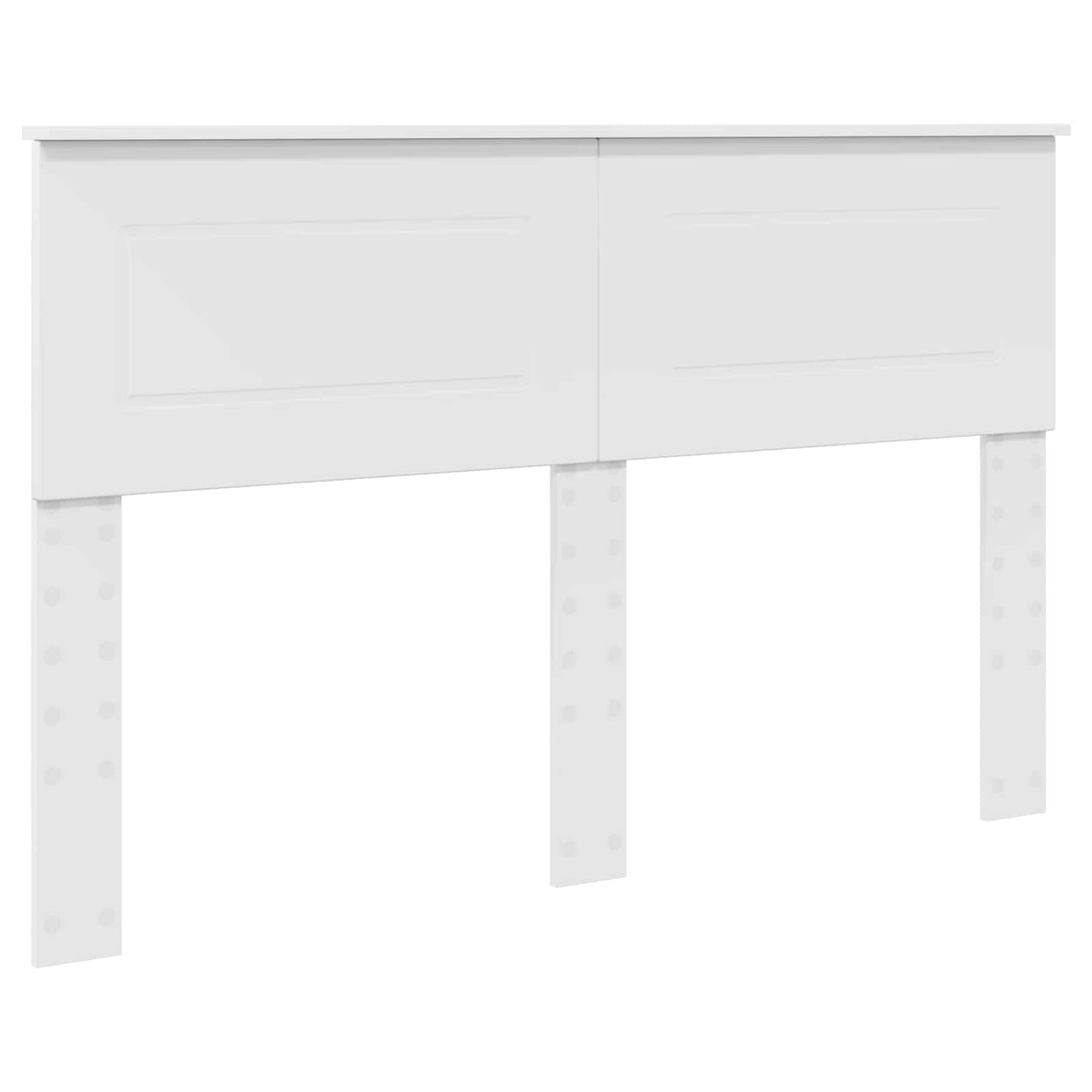 vidaXL Bed Frame with Headboard White 150 x 200 cm Engineered wood