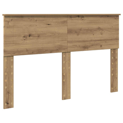 vidaXL Bed Frame Artisian Oak 150 x 200 cm Engineered wood