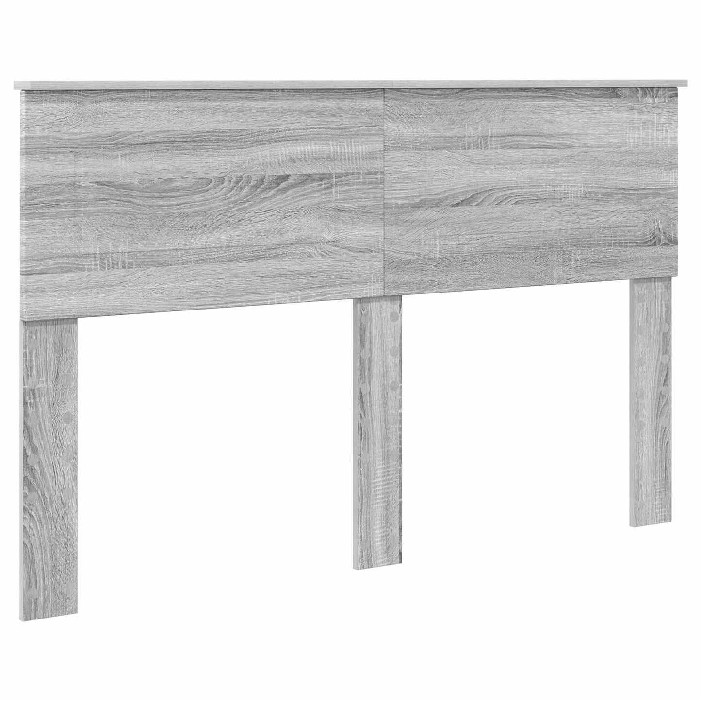 vidaXL Bed Frame Grey Sonoma 140 x 190 cm Engineered wood