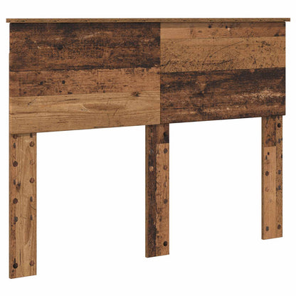 vidaXL Bed Frame with Headboard Old Wood 135 x 190 cm Engineered wood