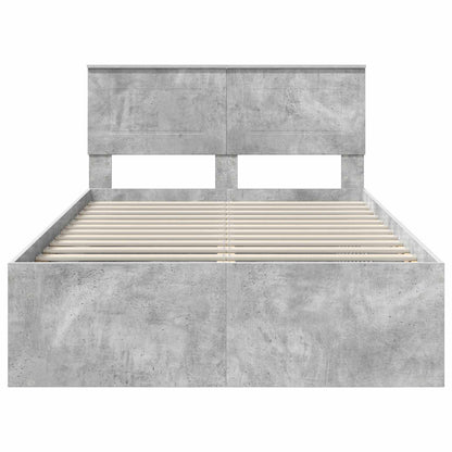 vidaXL Bed Frame with Headboard Concerte 120 x 190 cm Engineered wood