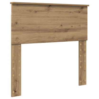 vidaXL Bed Frame Artisian Oak 90 x 190 cm Engineered wood