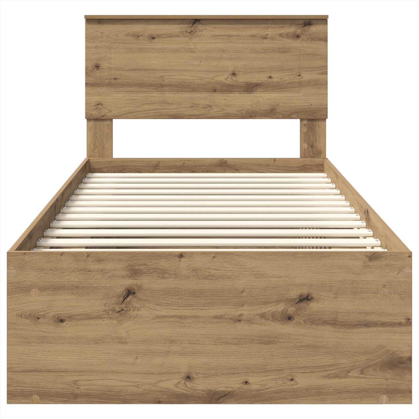 vidaXL Bed Frame Artisian Oak 90 x 190 cm Engineered wood
