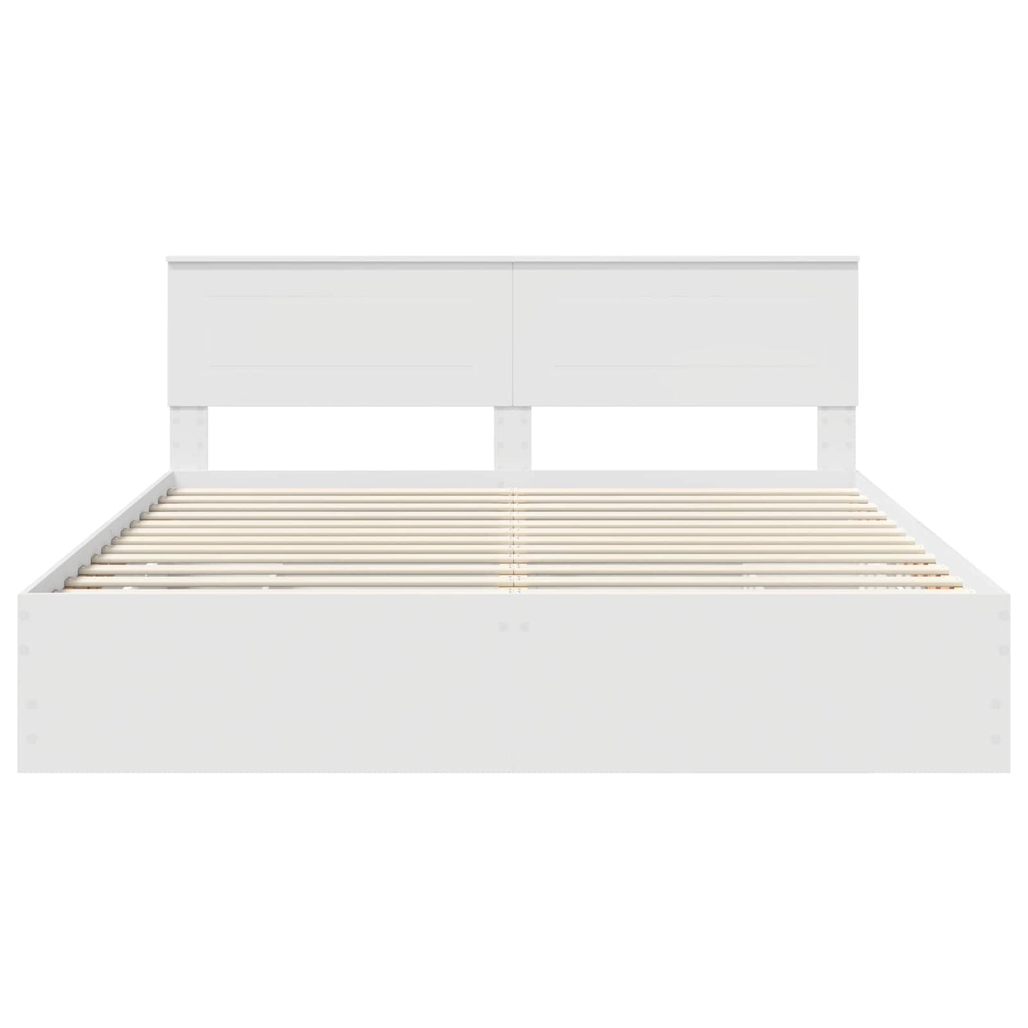 vidaXL Bed Frame with Drawer White 180 x 200 cm Engineer Wood