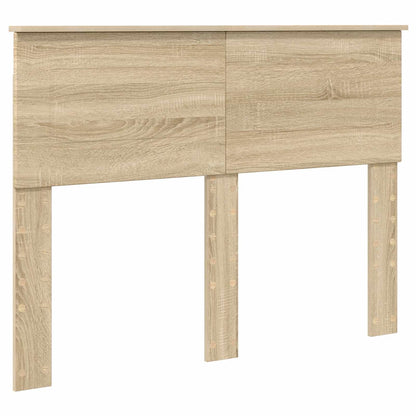 vidaXL Bed Frame Sonoma Oak 120 x 200 cm Engineered Wood