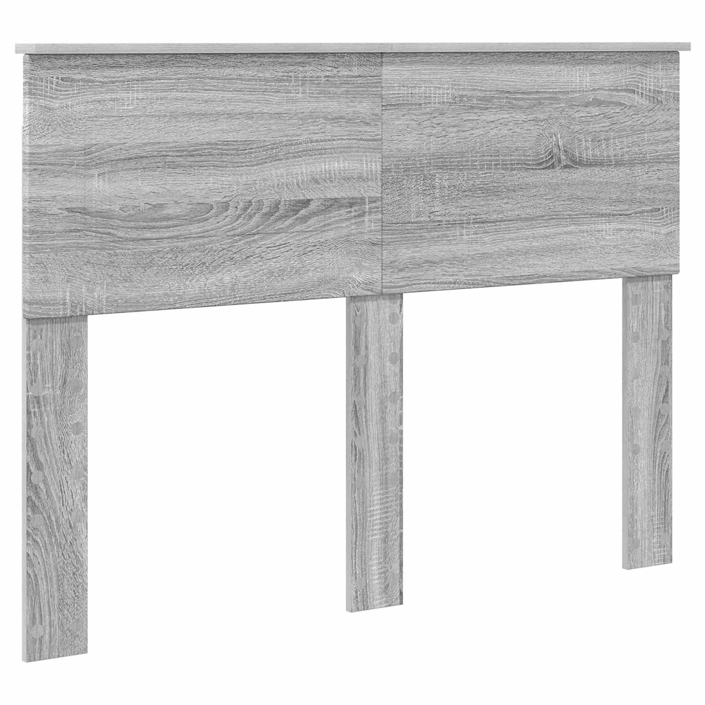 vidaXL Bed Frame Grey Sonoma 120 x 200 cm Engineered Wood