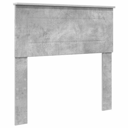 vidaXL Bed Frame Concrete Grey 100 x 200 cm Engineered Wood