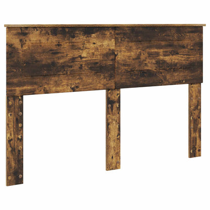 vidaXL Bed Frame Smoked Oak 140 x 200 cm Engineered Wood