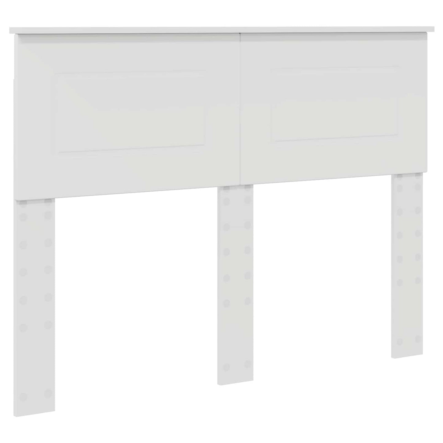 vidaXL Bed Frame with Headboard White 120 x 123 cm Engineered Wood