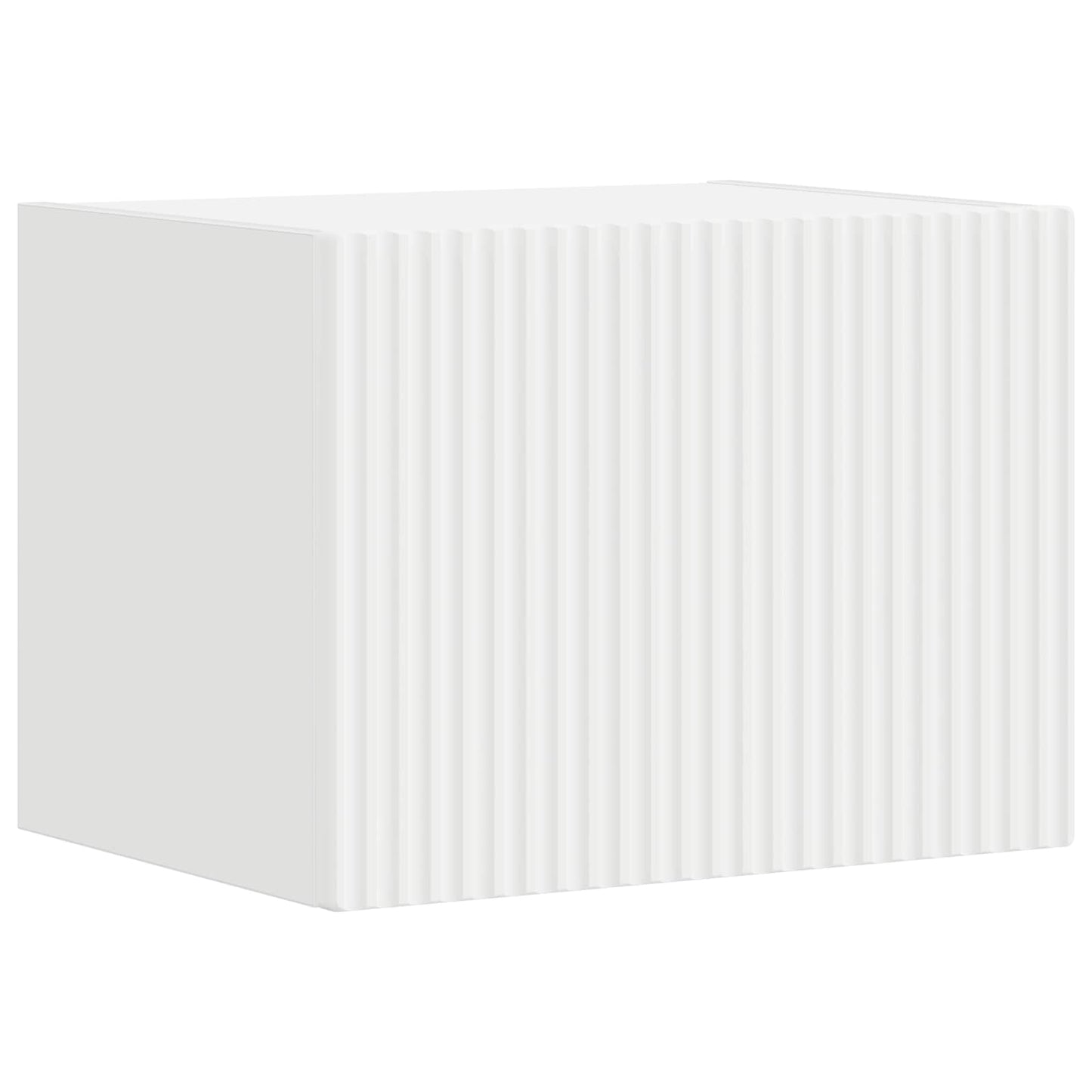 vidaXL TV Wall Cabinet Set Wall-mounted 4 pcs White Engineered Wood