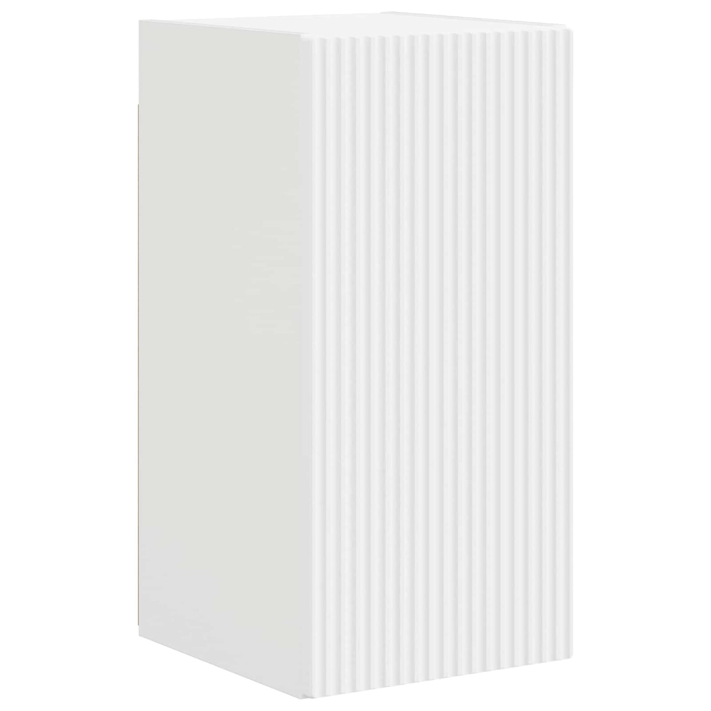 vidaXL TV Wall Cabinet Set Wall-mounted 4 pcs White Engineered Wood
