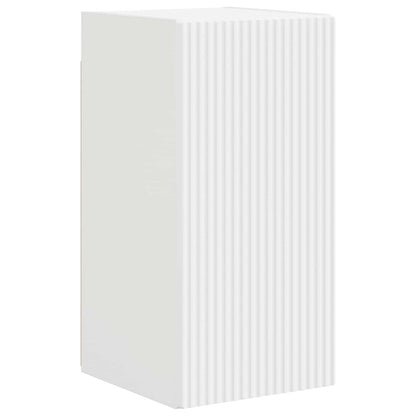vidaXL TV Wall Cabinet Set Wall-mounted 4 pcs White Engineered Wood