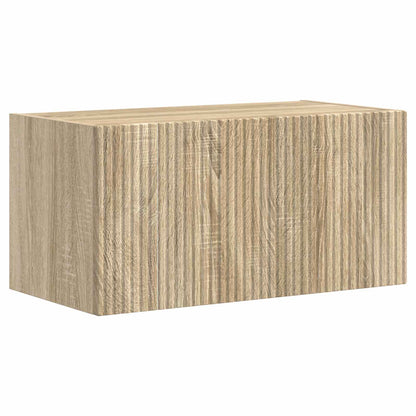 vidaXL TV Wall Cabinet Set 4 pcs Sonoma Oak Engineered Wood
