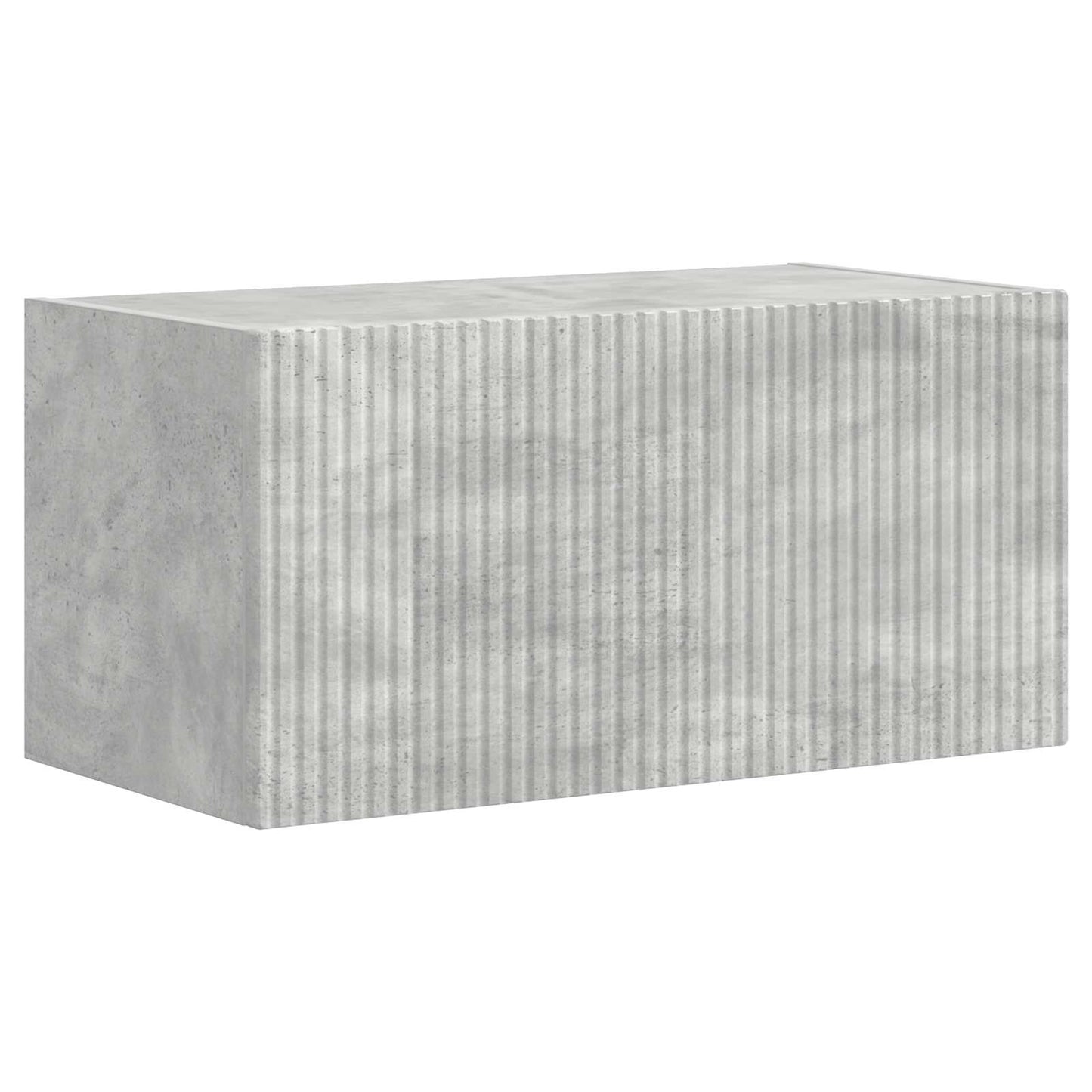 vidaXL TV Wall Cabinet Set 4 pcs Concrete Grey Engineered Wood