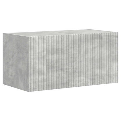 vidaXL TV Wall Cabinet Set 4 pcs Concrete Grey Engineered Wood