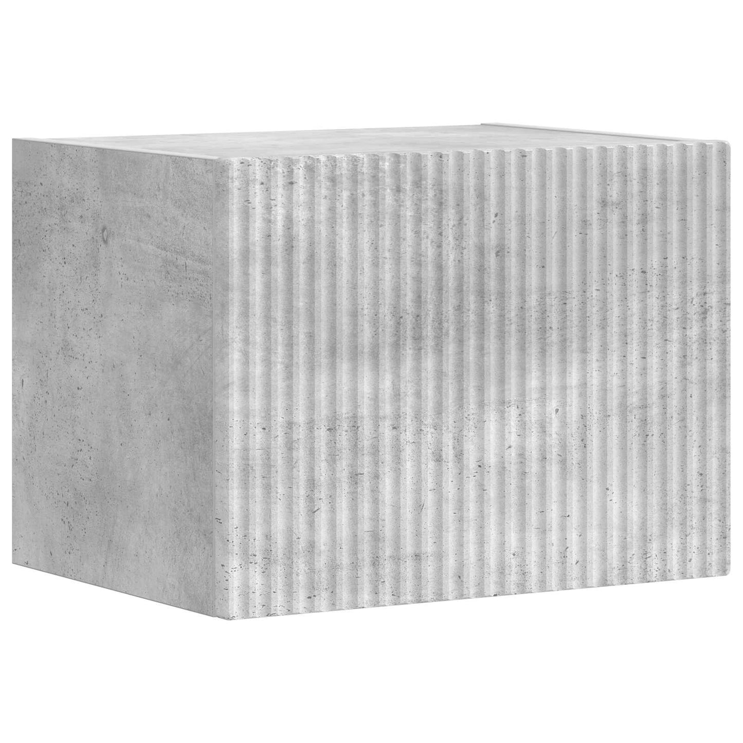 vidaXL TV Wall Cabinet Set 4 pcs Concrete Grey Engineered Wood