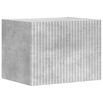 vidaXL TV Wall Cabinet Set 4 pcs Concrete Grey Engineered Wood