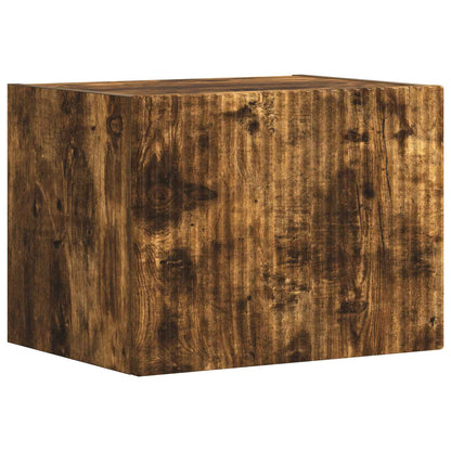 vidaXL TV Wall Cabinet Set 4 pcs Smoked Oak Engineered Wood