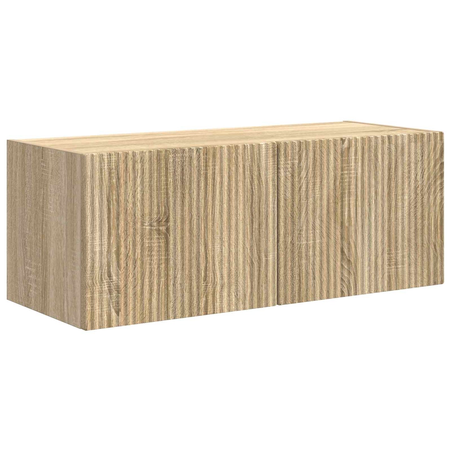 vidaXL TV Wall Cabinet Set 4 pcs Sonoma Oak Engineered Wood