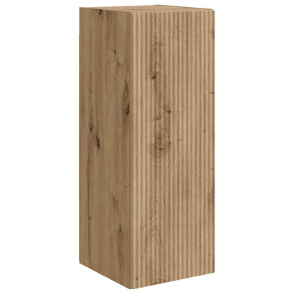 vidaXL TV Wall Cabinet Set 4 pcs Artisan Oak Engineered Wood