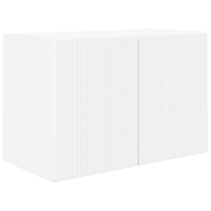 vidaXL TV Wall Cabinet Set Wall-mounted 4 pcs White Engineered Wood