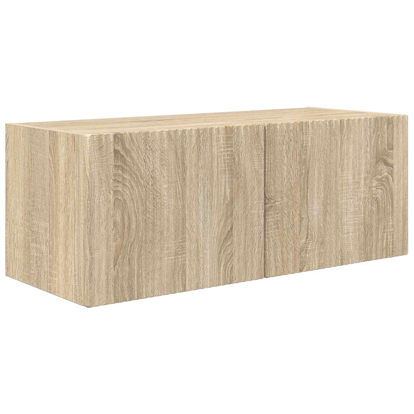 vidaXL TV Wall Cabinet Set 4 pcs Sonoma Oak Engineered Wood