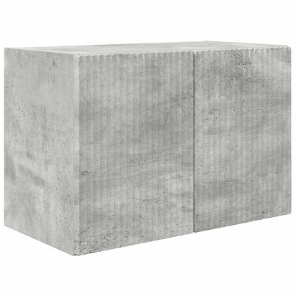 vidaXL TV Wall Cabinet Set 4 pcs Concrete Grey Engineered Wood