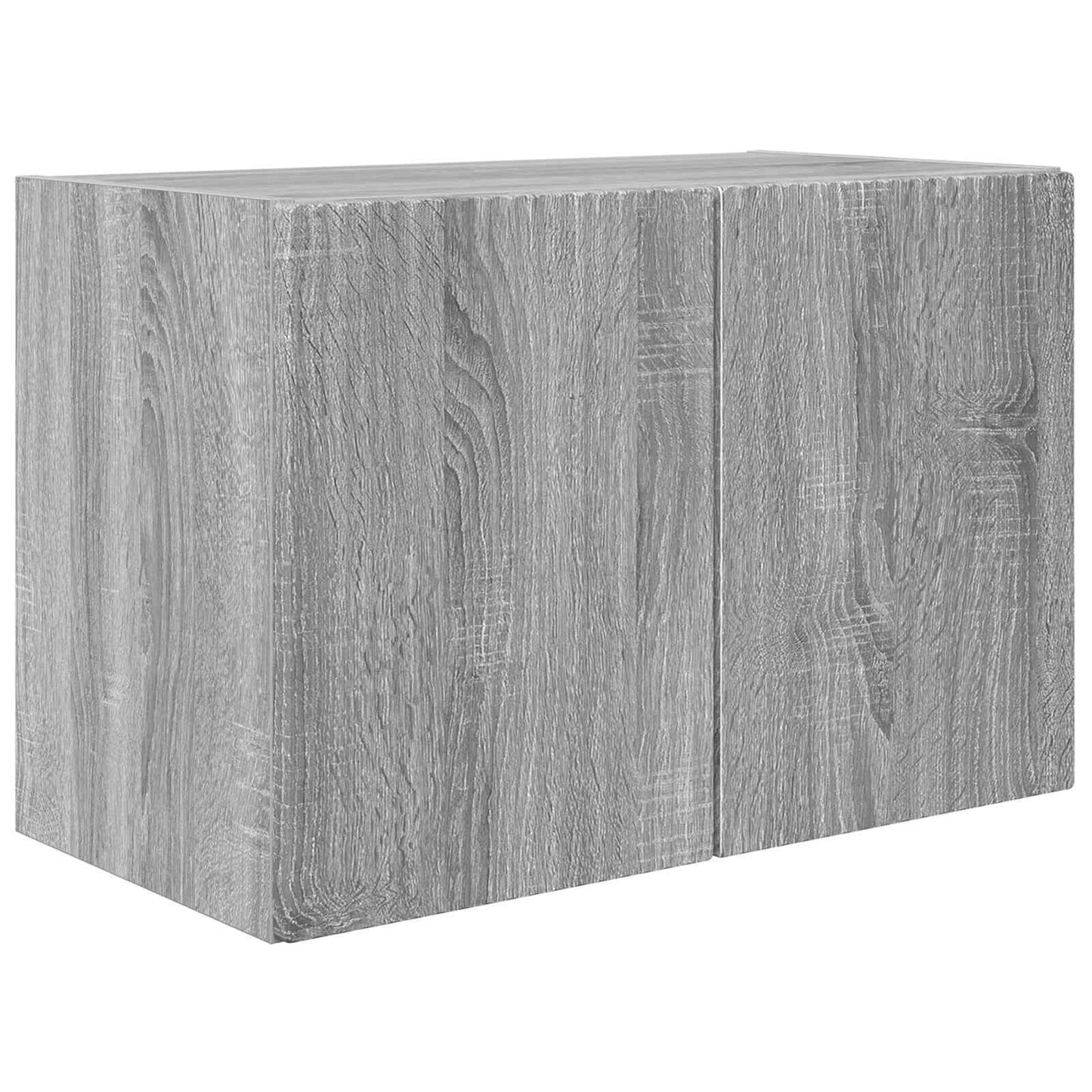 vidaXL TV Wall Cabinet Set 4 pcs Grey Sonoma Engineered Wood