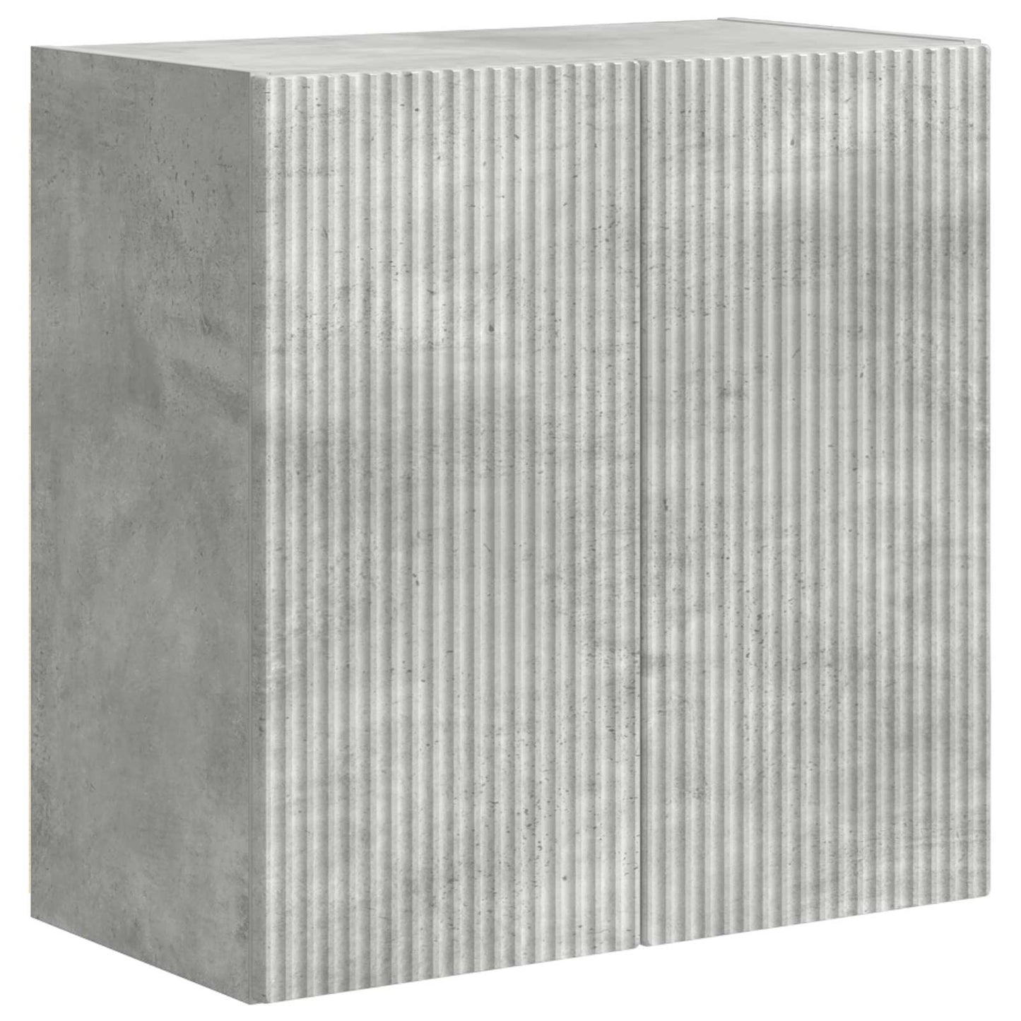 vidaXL TV Wall Cabinet Set Wall-mounted 6 pcs Concrete Grey