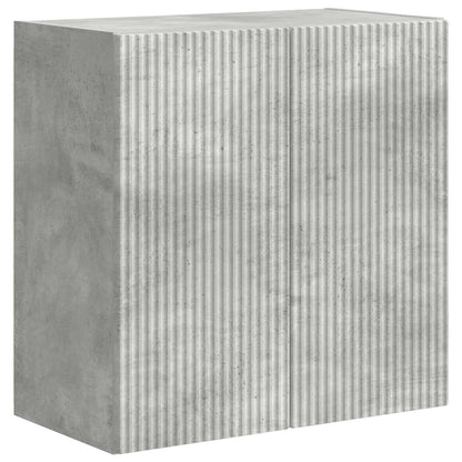 vidaXL TV Wall Cabinet Set Wall-mounted 6 pcs Concrete Grey