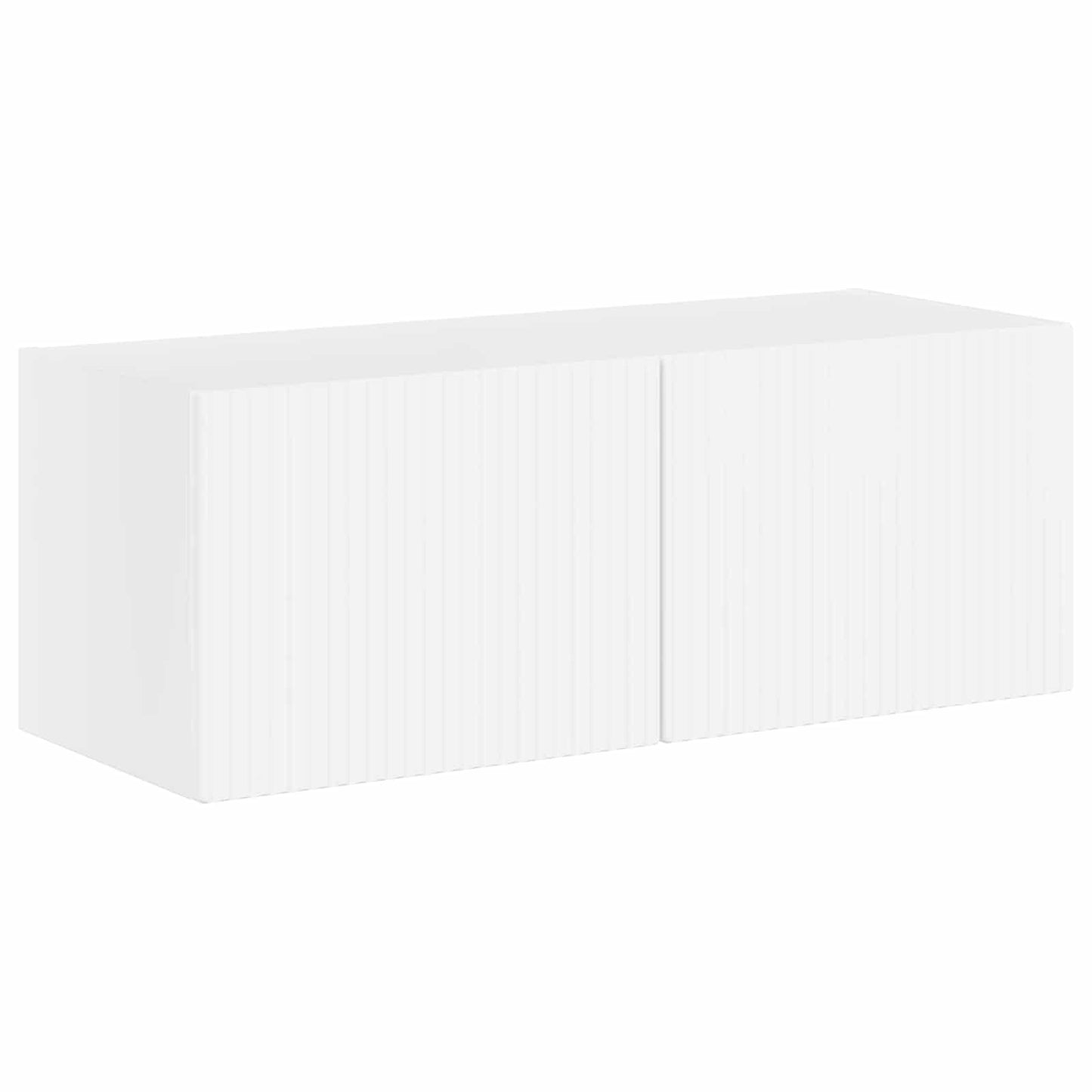 vidaXL TV Wall Cabinet Set Wall-mounted 6 pcs High Gloss White
