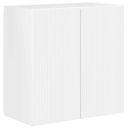 vidaXL TV Wall Cabinet Set Wall-mounted 6 pcs High Gloss White