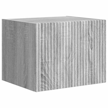 vidaXL TV Wall Cabinet Set Wall-mounted 6 pcs Grey Sonoma