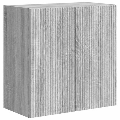vidaXL TV Wall Cabinet Set Wall-mounted 6 pcs Grey Sonoma