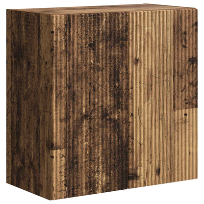 vidaXL TV Wall Cabinet Set Wall-mounted 6 pcs Old Wood