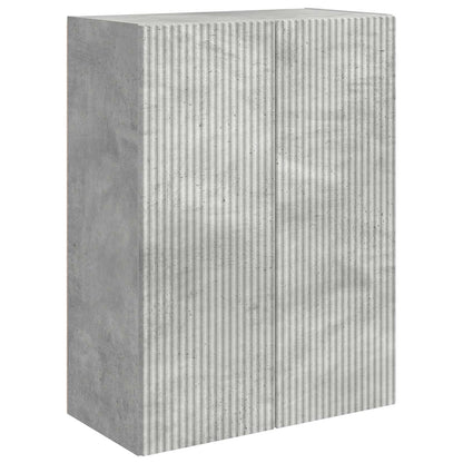 vidaXL TV Wall Cabinet Set Wall-mounted 6 pcs Concrete Grey
