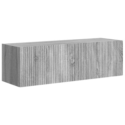 vidaXL TV Wall Cabinet Set Wall-mounted 6 pcs Grey Sonoma