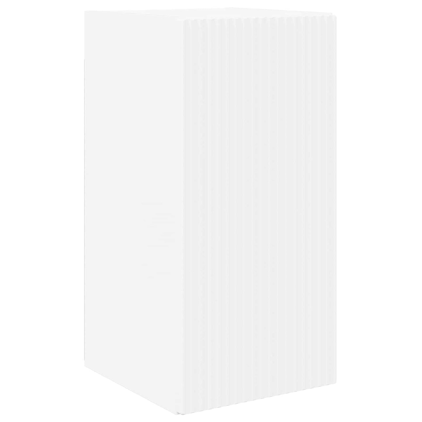 vidaXL TV Cabinet Set Wall-mounted 2 pcs White Engineered Wood