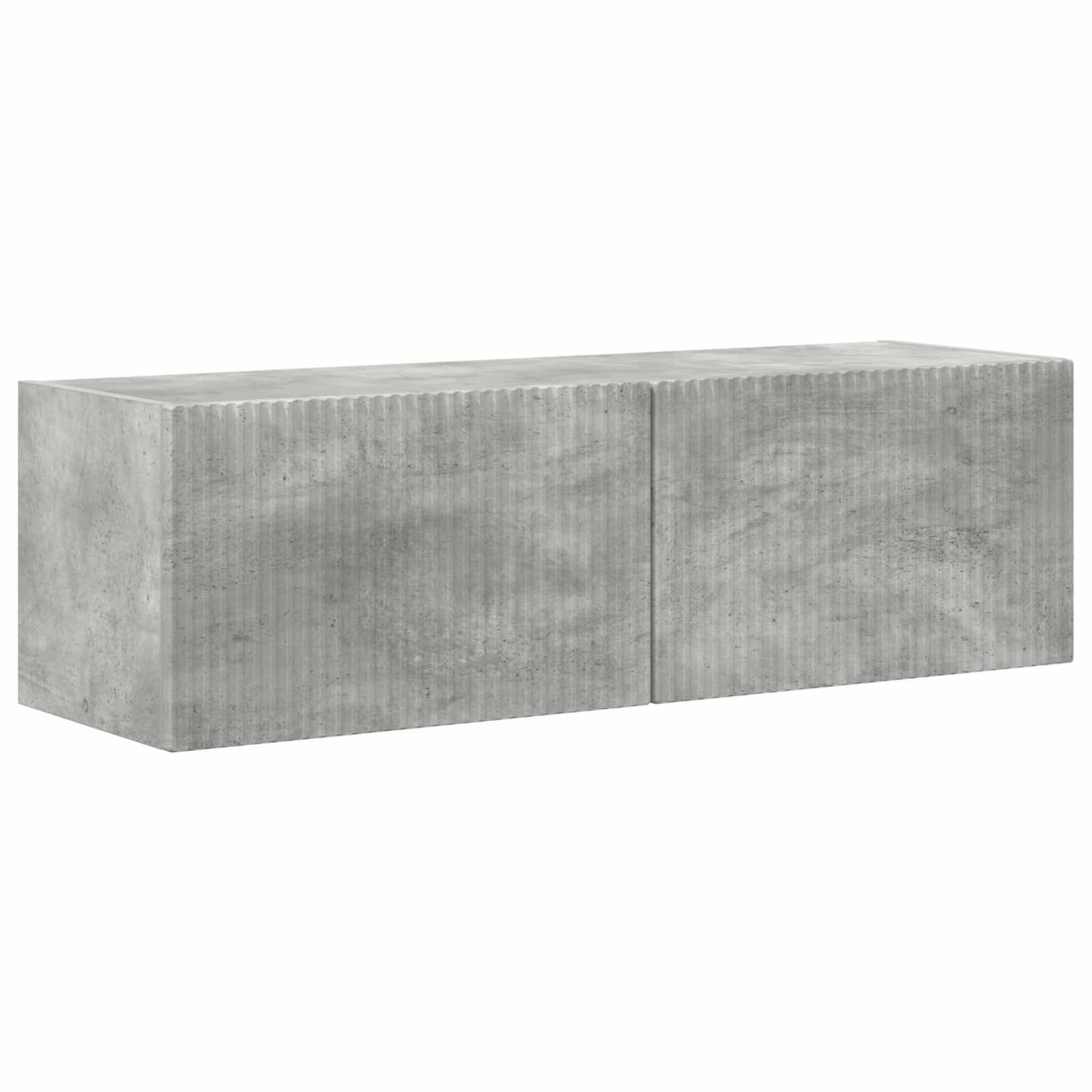 vidaXL TV Cabinet Set Wall-mounted 3 pcs Concrete Grey Engineered Wood