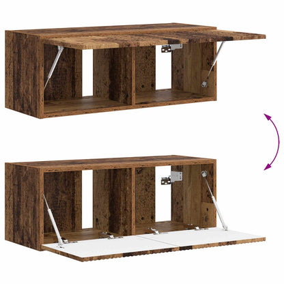 vidaXL TV Cabinet Set Wall-mounted 3 pcs Old Wood Engineered Wood