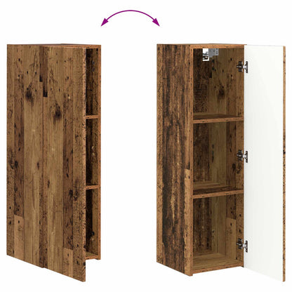 vidaXL TV Cabinet Set Wall-mounted 3 pcs Old Wood Engineered Wood