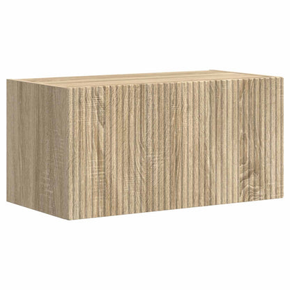 vidaXL TV Cabinet Set Wall-mounted 4 pcs Sonoma Oak Engineered Wood