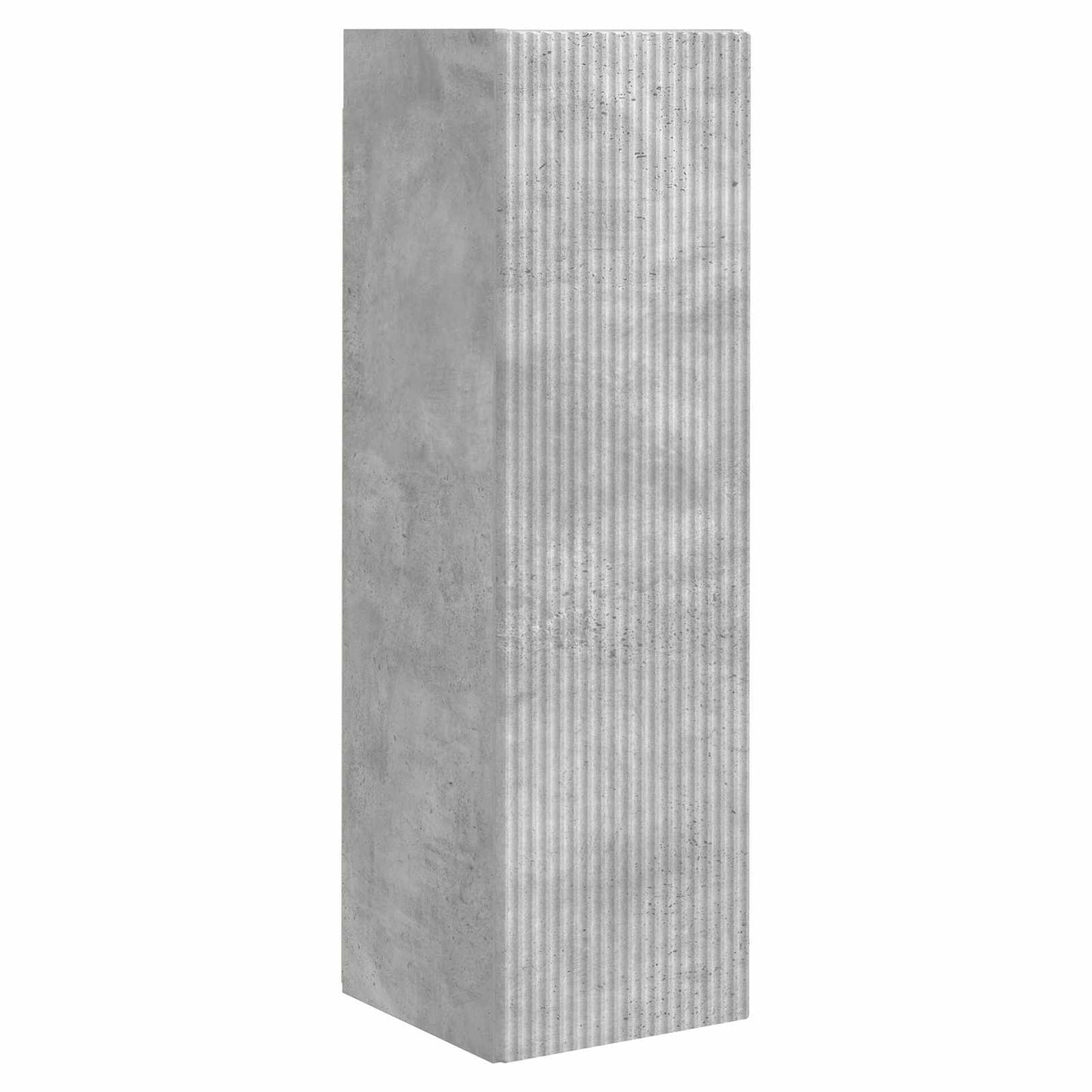 vidaXL TV Cabinet Set Wall-mounted 4 pcs Concrete Grey Engineered Wood