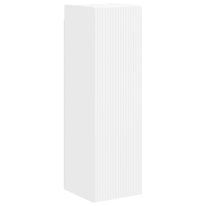 vidaXL TV Cabinet Set Wall-mounted 4 pcs White Engineered Wood