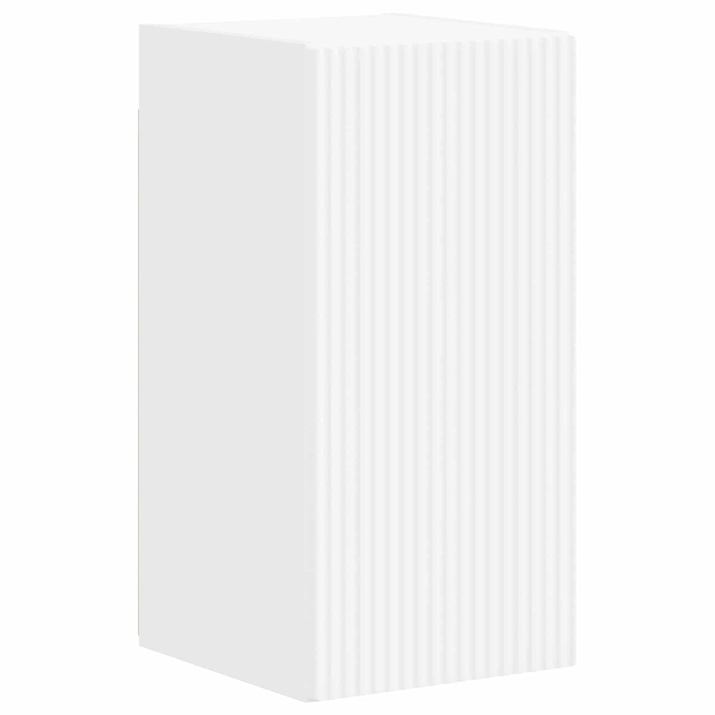 vidaXL TV Cabinet Set Wall-mounted 4 pcs White Engineered Wood