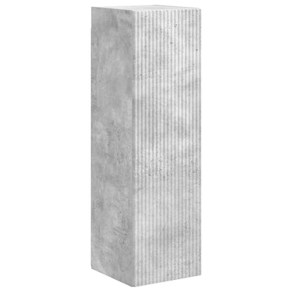 vidaXL TV Cabinet Set Wall-mounted 4 pcs Concrete Grey Engineered Wood