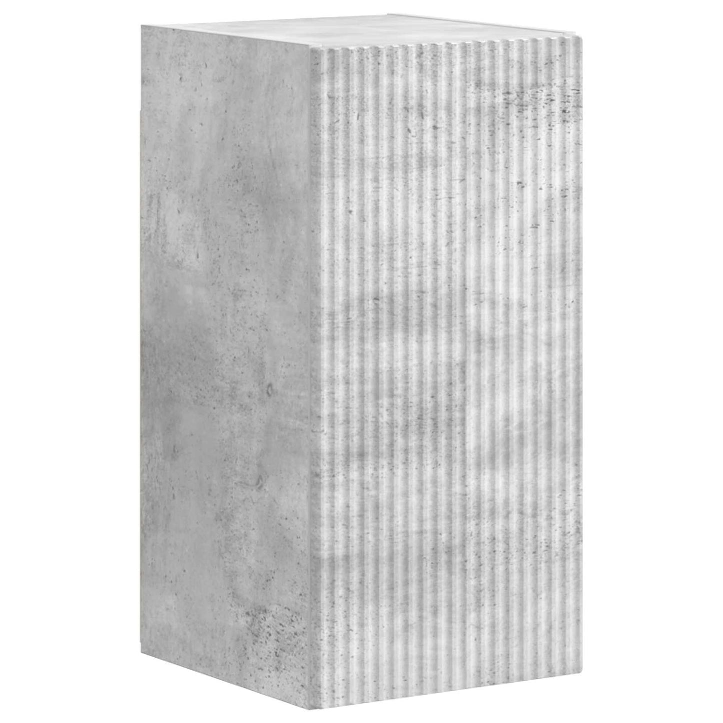 vidaXL TV Cabinet Set Wall-mounted 4 pcs Concrete Grey Engineered Wood