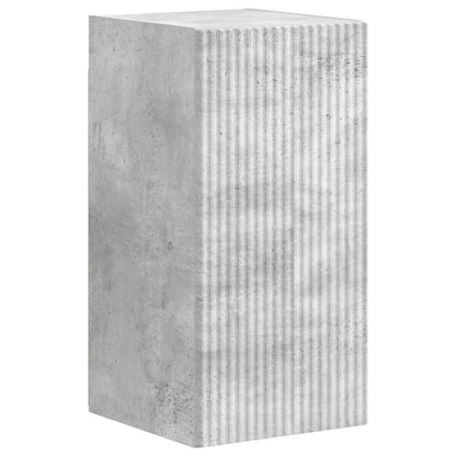 vidaXL TV Cabinet Set Wall-mounted 4 pcs Concrete Grey Engineered Wood